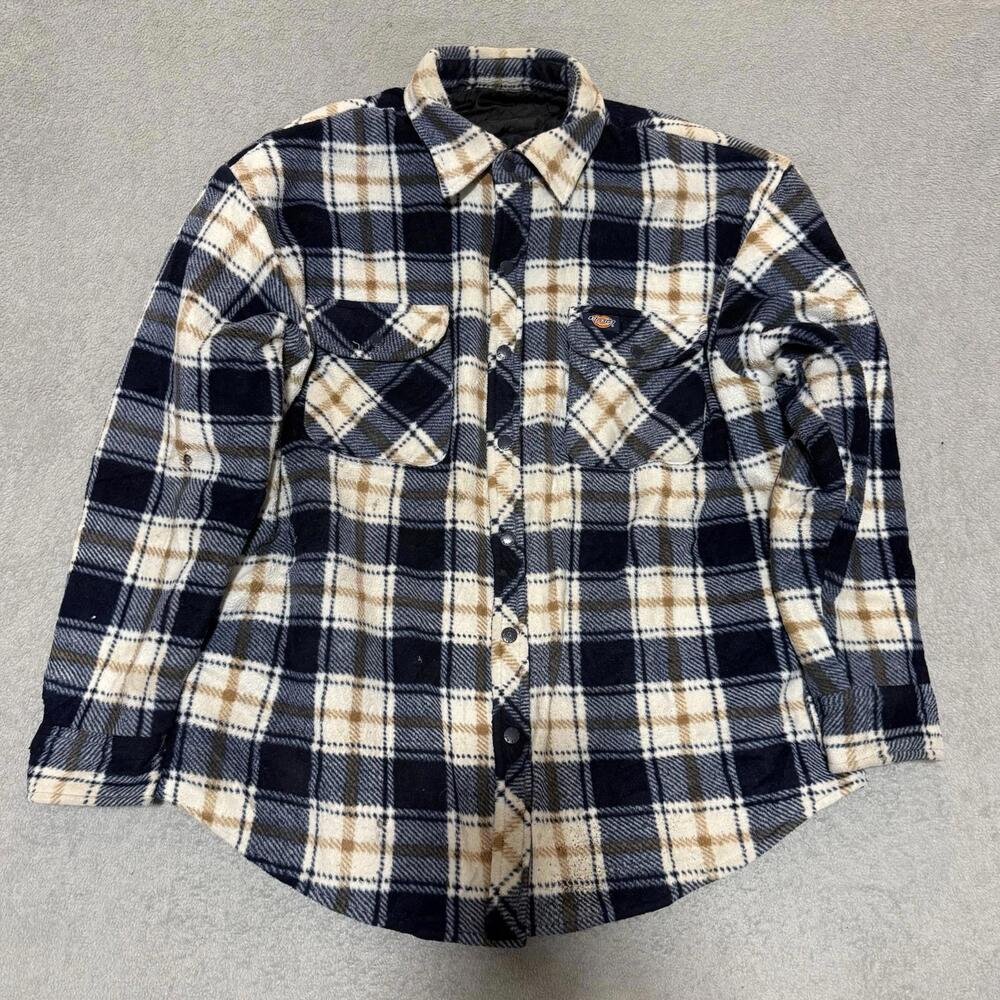 Dickies Plaid Flannel Shirt Jacket XL Men’s
